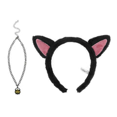 Hocus Pocus Binx Headband & Necklace Cosplay Set