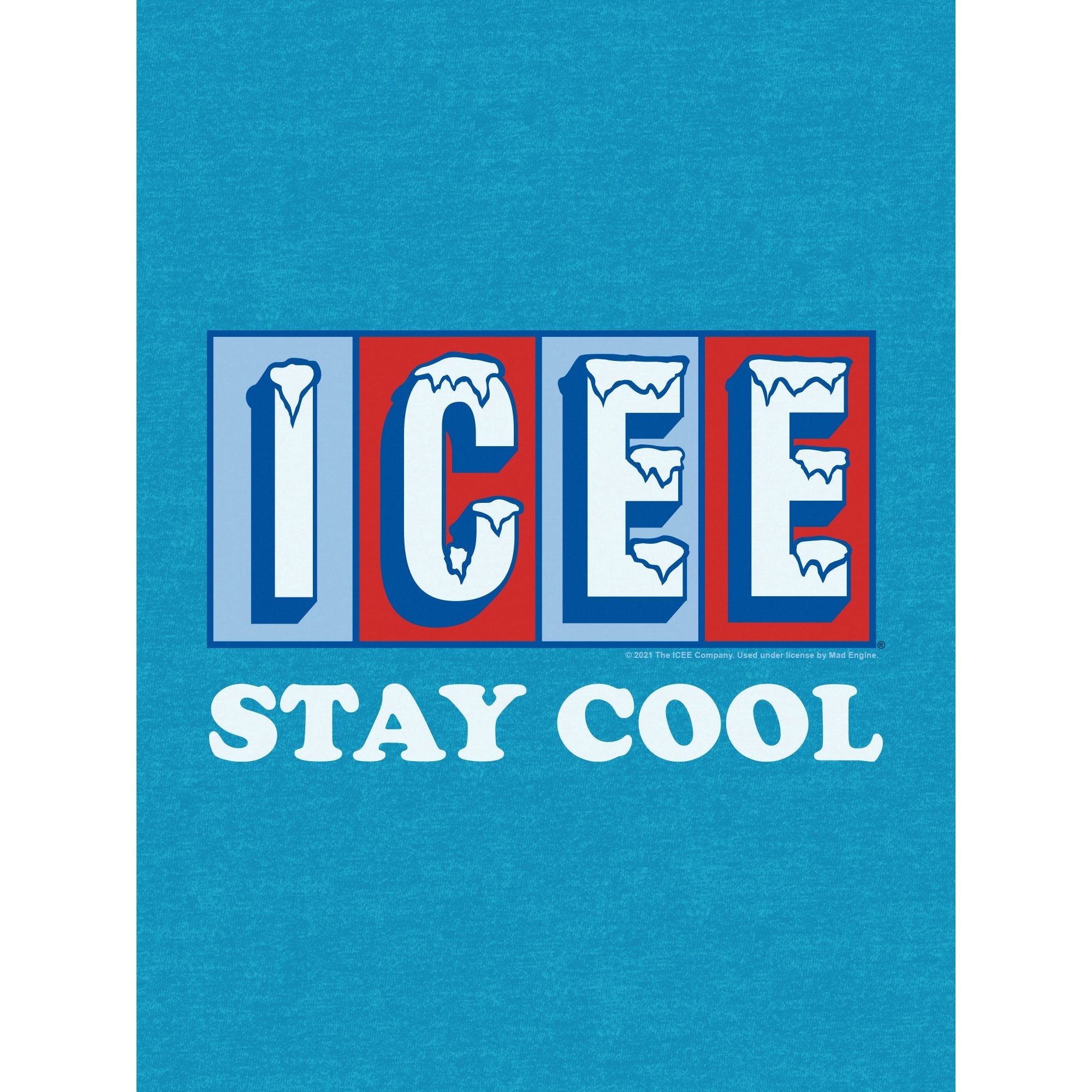Boy's Blue Heather ICEE Stay Cool Graphic Tee T-Shirt