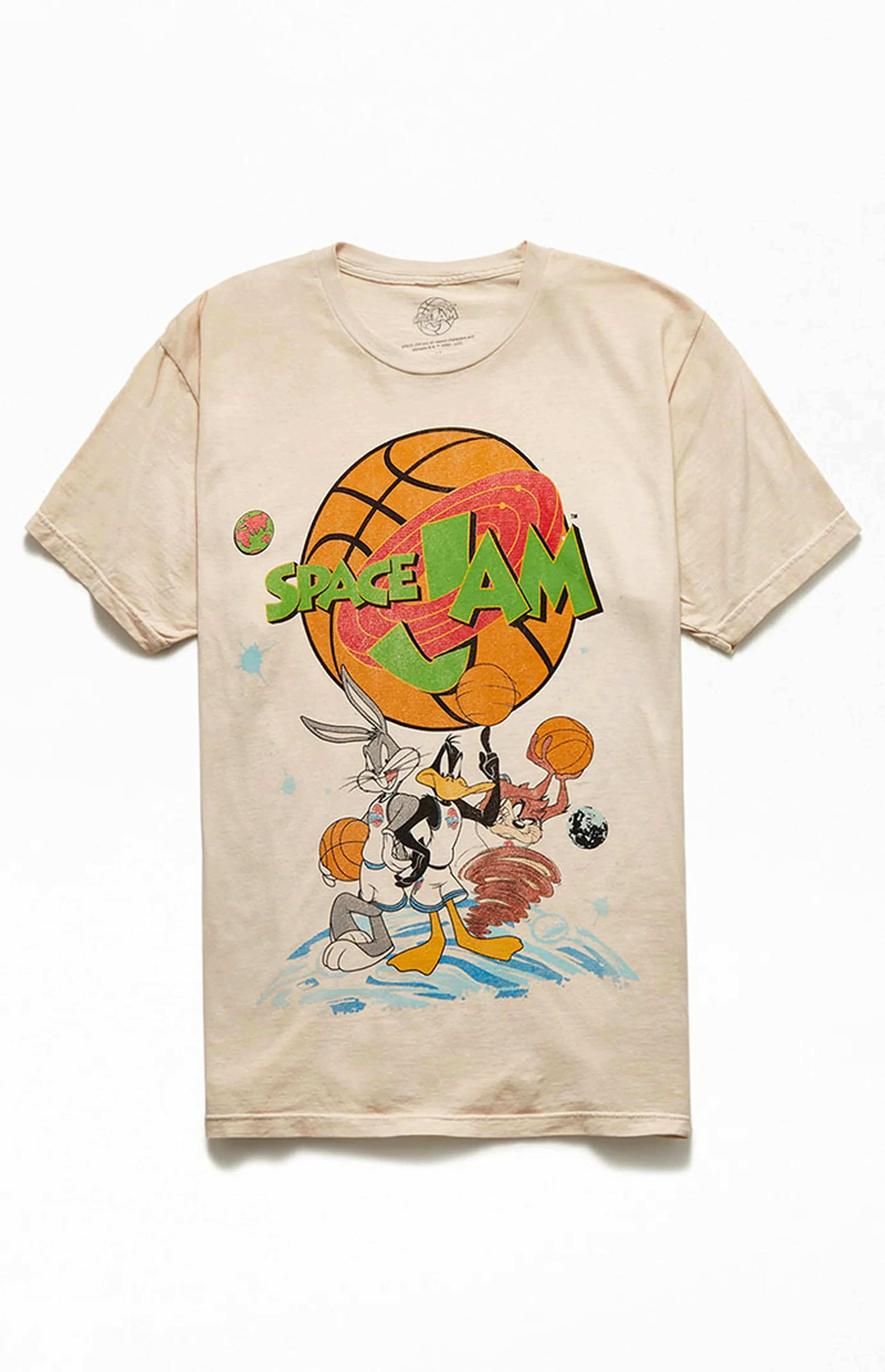 Men's Space Jam Vintage Dyed T-Shirt Tee