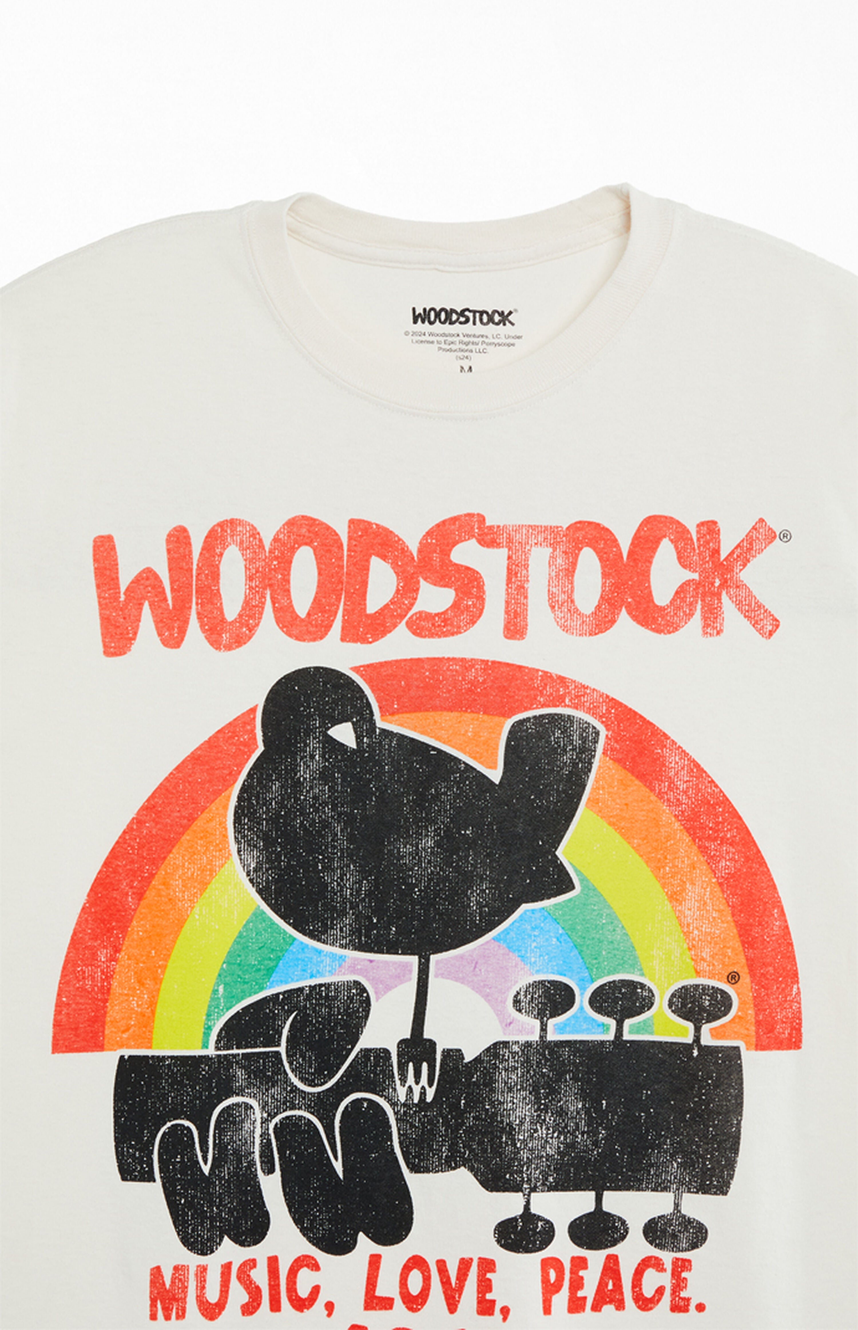 Men's Woodstock Vintage Graphic Tee T-Shirt