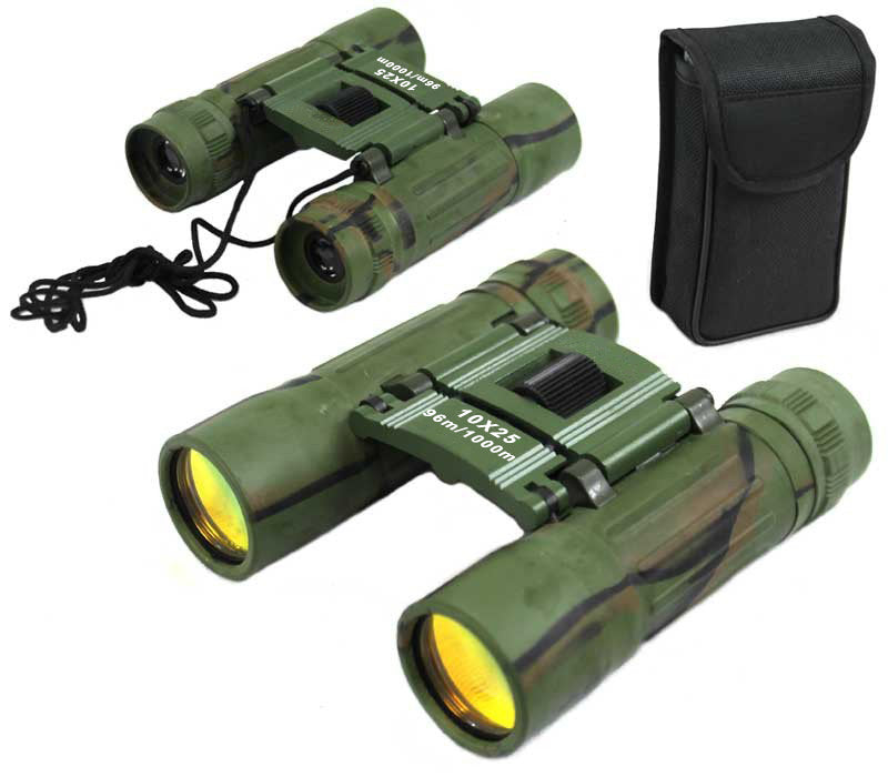 10X25-CR Compact Traveling Ruby Lens Binoculars - Rex Distributor, Inc. Wholesale Licensed Products and T-shirts, Sporting goods,