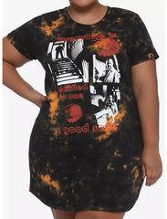 Halloween Michael Myers One Good Scare Tie-Dye T-Shirt Dress