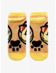 InuYasha Kirara Fuzzy No-Show Socks