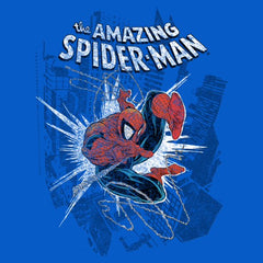 Boy's Marvel: Spider-Man Distressed Action Pose Graphic T-Shirt