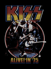 Men's KISS Alive In 75 Graphic Crew Neck T-Shirt Tee - Rex Distributor, Inc. Wholesale Licensed Products and T-shirts, Sporting goods,