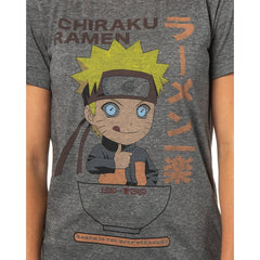Women's Naruto Shippuden Ramen Is The Best Pleasure Ringer Burnout Graphic Print T-Shirt