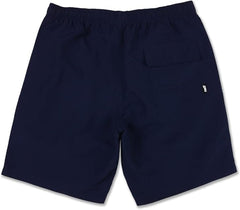 NEFF Men's Standard 9" Quick Dry Swim Trunks with Lining Navy Blue