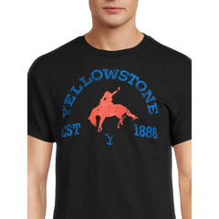 Men's Yellowstone EST 1886 Graphic Tee with Short Sleeves