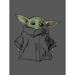 Men's Star Wars The Mandalorian Baby Yoda Graphic Tee T-Shirt