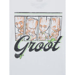 Boy's White Guardians Of The Galaxy Groot Graphic Tee T-Shirt