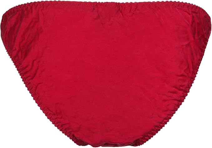 Women's Classic Silk String Bikini Cherry