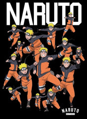 Youth Boys Naruto Shippuden Shadow Clone Tee T-Shirt Black