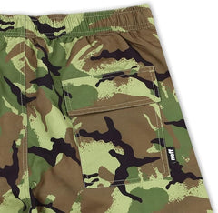 NEFF Men's Standard 9" Quick Dry Swim Trunks with Lining Camo