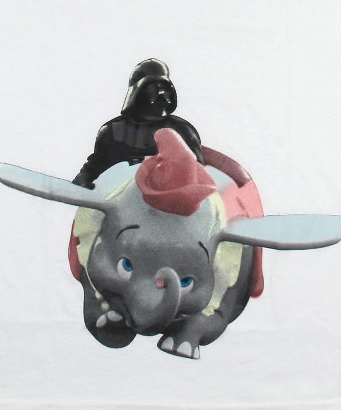 Star Wars Womens' Darth Vader Does The Dumbo Ride V-Neck Graphic T-Shirt