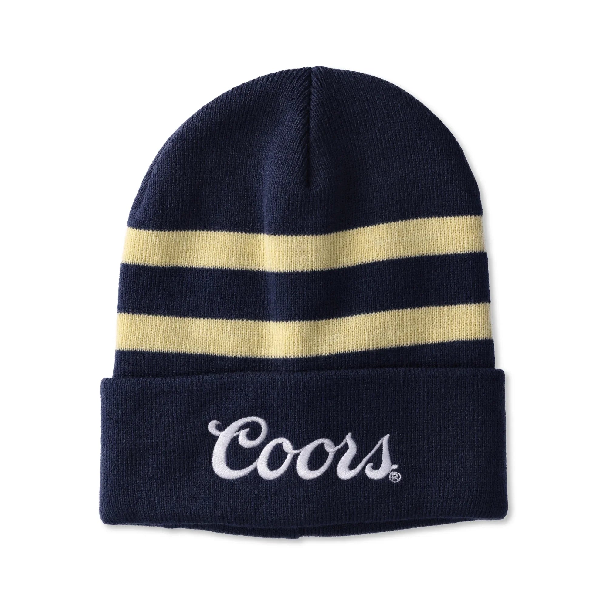 Men's Coors Beer Long Sleeve Graphic T-Shirt and Beanie Hat Gift Set