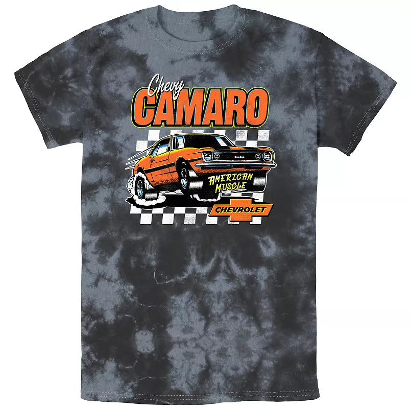Men's Chevy Camaro American Muscle Bombard Wash Graphic Tee