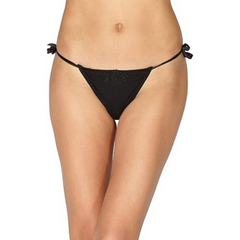 Women's Thong Silk Knit Medallion Underwear
