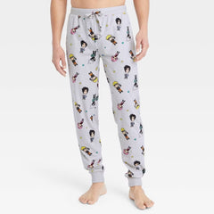 Men's Naruto Print Jogger Pajama Pants