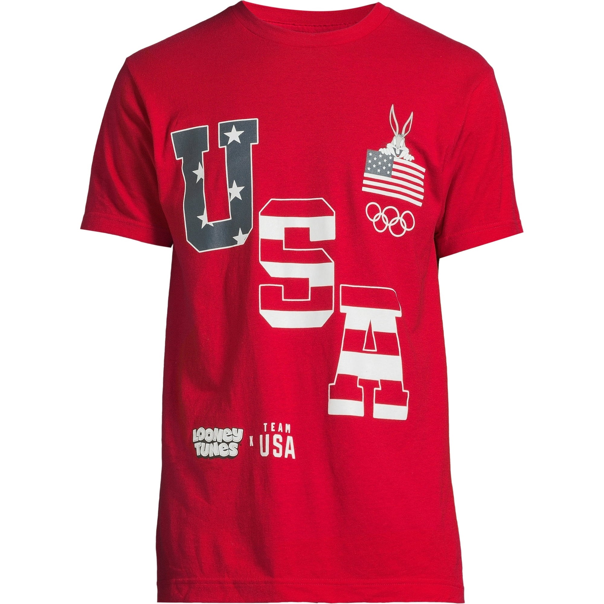 Men's Looney Tunes x Team USA Bugs Bunny Graphic Tee Shirt