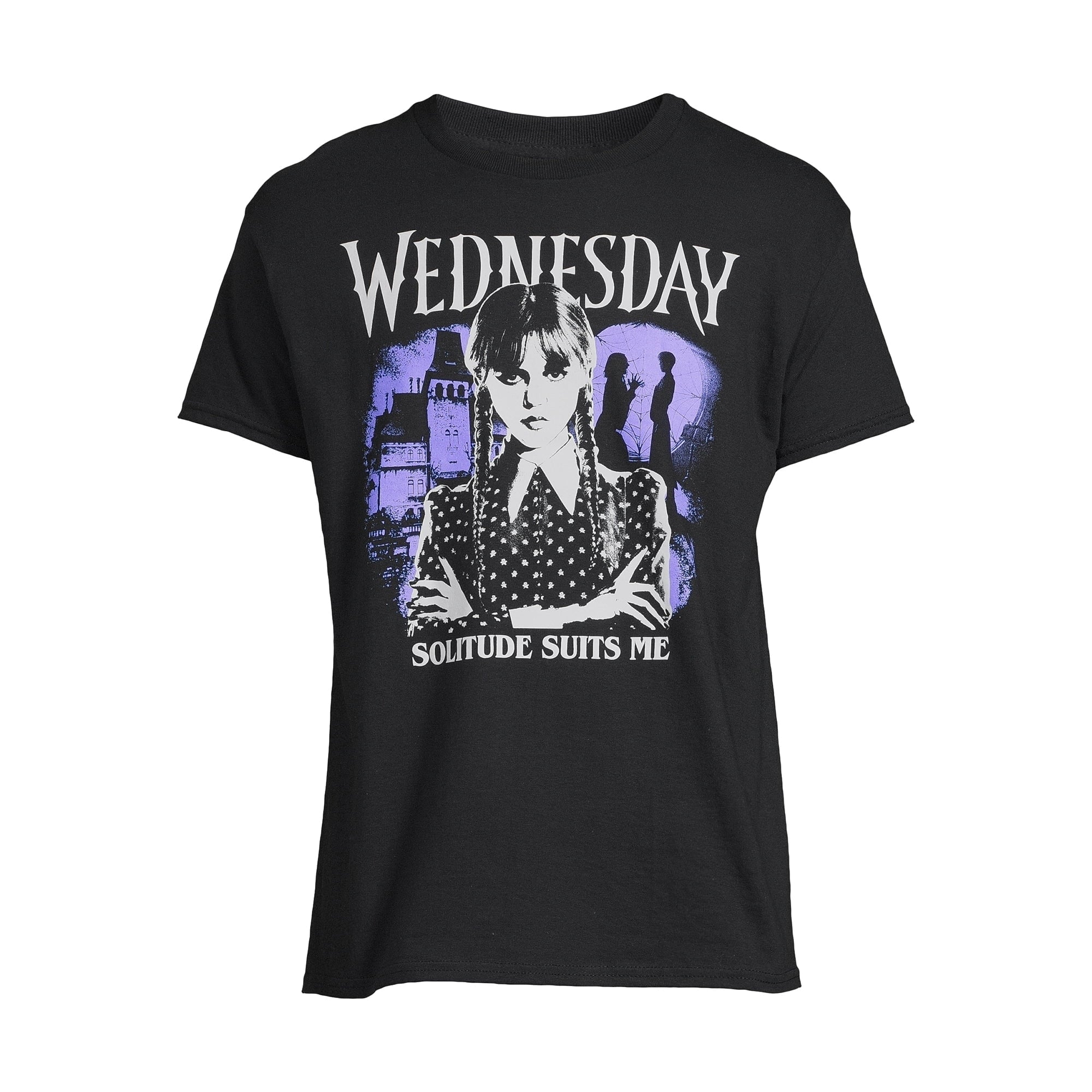 Men's Wednesday Solitude Suits Me Graphic Tee T-Shirt