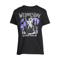 Men's Wednesday Solitude Suits Me Graphic Tee T-Shirt