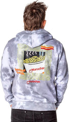 Maruchan Ramen Noodles Men's Send Noodles Adult Tie Dye Pullover Hoodie