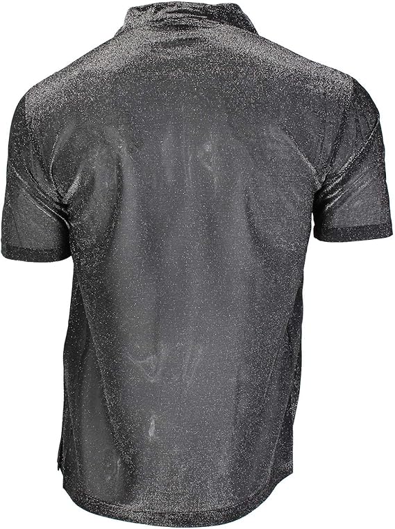 Mens Romance Sheer Camp Pajama Shirt