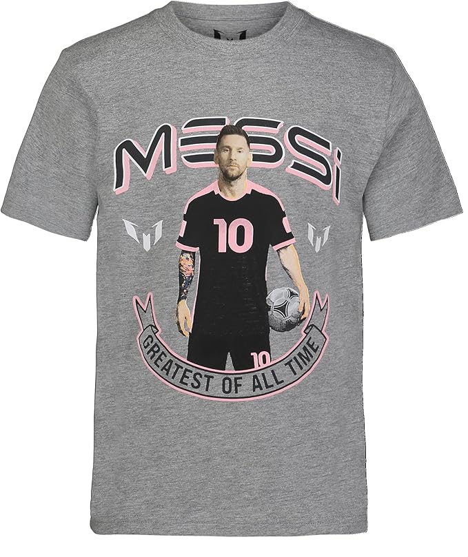 Boy's Toddler Messi G.O.A.T. Short Sleeve T-Shirt Tee