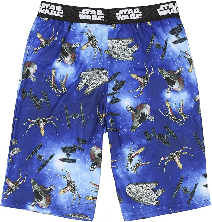 Boys' Star Wars Starfighters Pattern Pajama Sleep Shorts