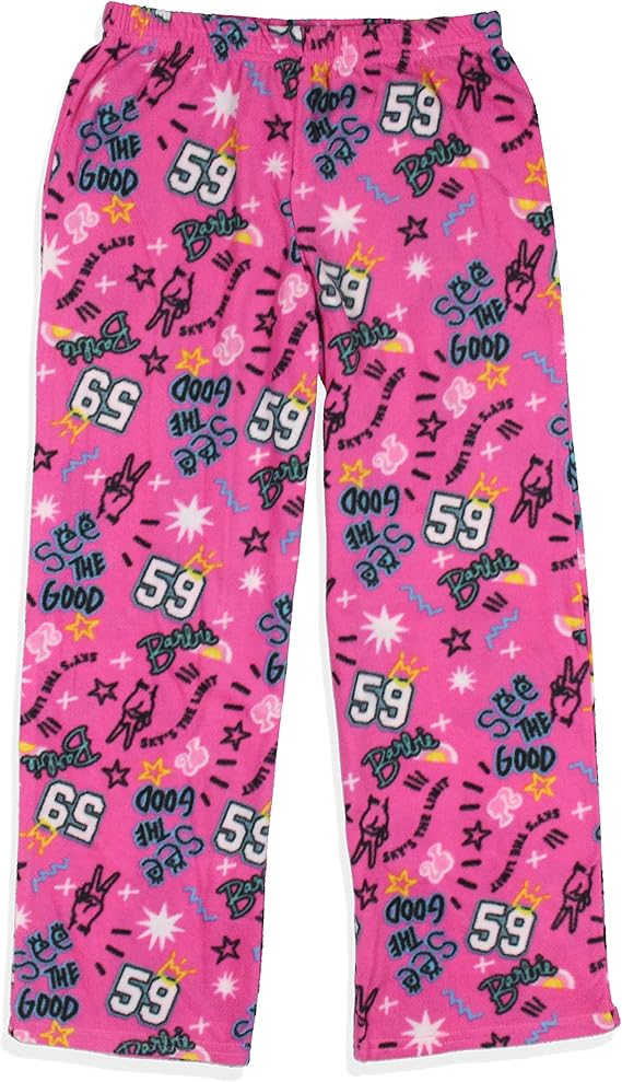 Barbie Girls No Such Thing As Too Extra Fleece 2 Piece Pajama Set