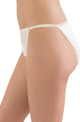 Women's Classic Silk String Bikini Ivory