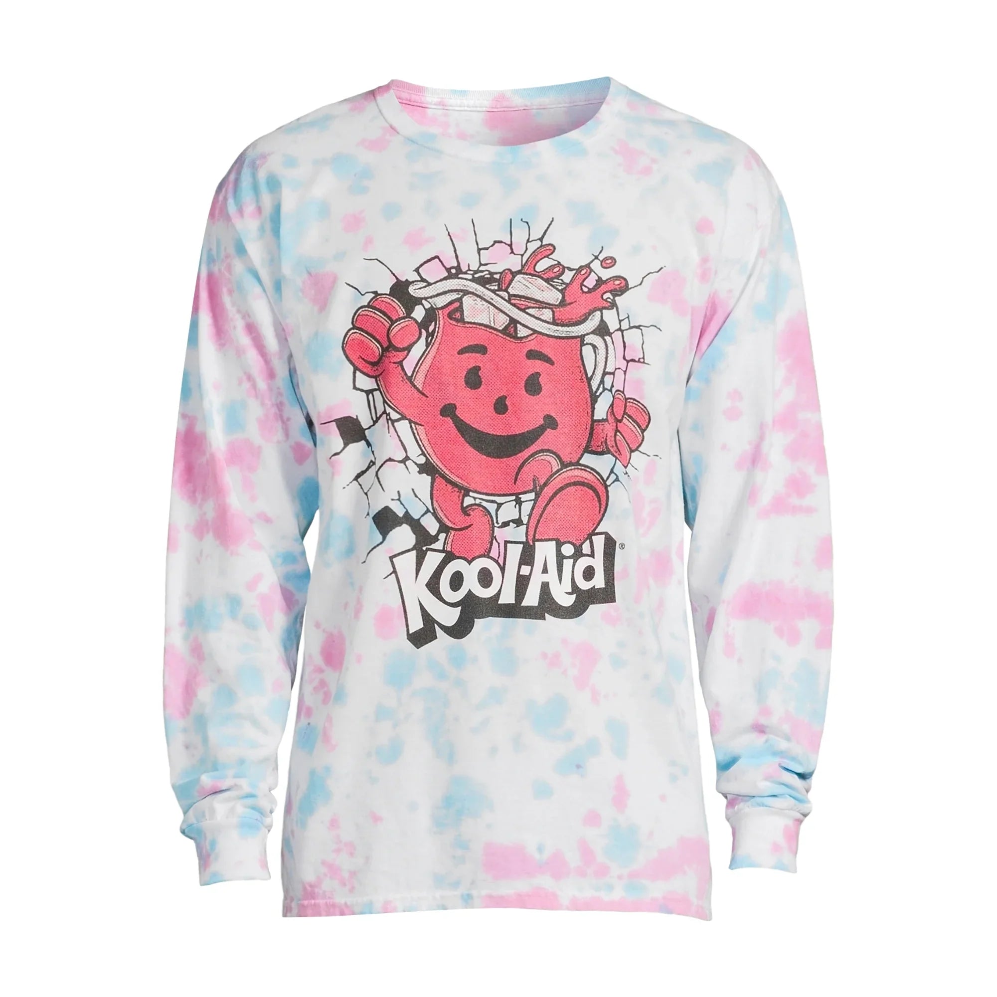 Men's Tie-Dye Kool-Aid Graphic Long Sleeve T-Shirt