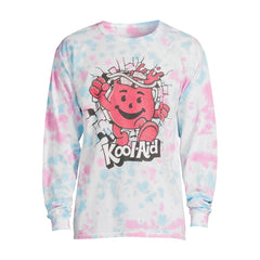 Men's Tie-Dye Kool-Aid Graphic Long Sleeve T-Shirt
