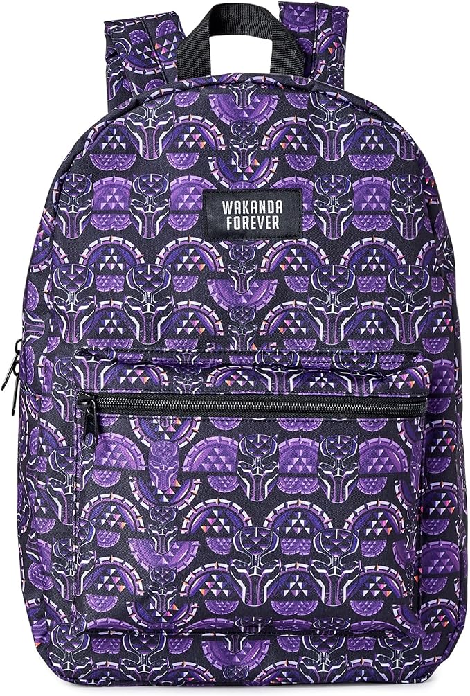 Black Panther Shuri Mask 16.5" Backpack with Laptop Sleeve and Exclusive Artwork