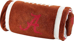 Northwest NCAA Alabama Crimson Tide Comfort Towel with Foam Pillow, 32" x 64", Cycle