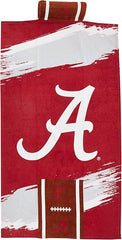 Northwest NCAA Alabama Crimson Tide Comfort Towel with Foam Pillow, 32" x 64", Cycle