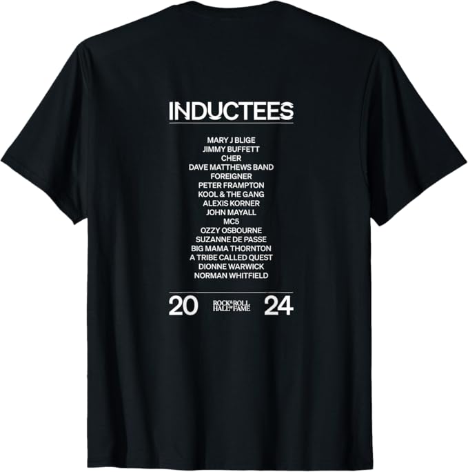 Men's Rock And Roll Hall Of Fame Induction 2024 Graphic Tee T-Shirt