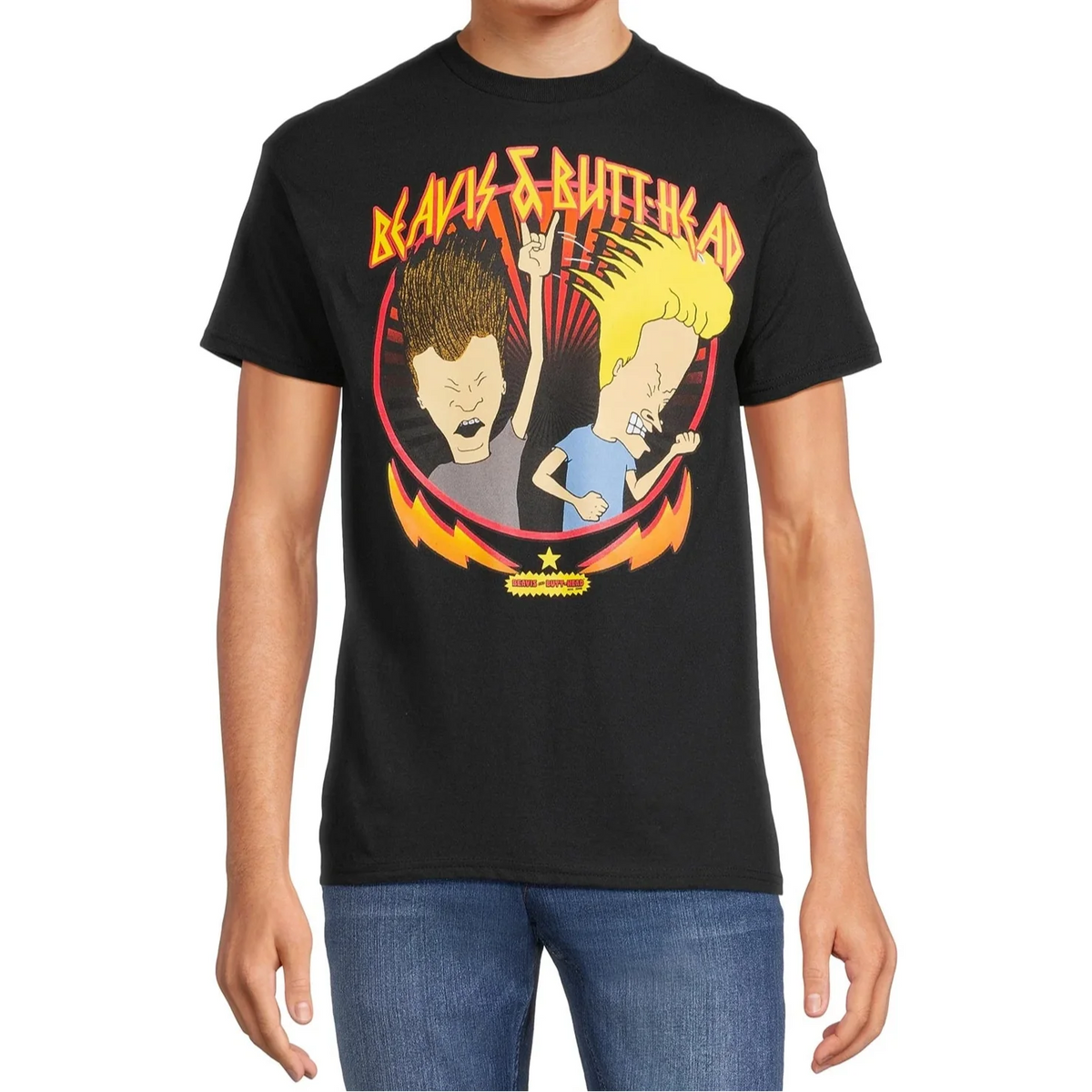 Men's Beavis and Butt-Head Graphic Tee T-Shirt