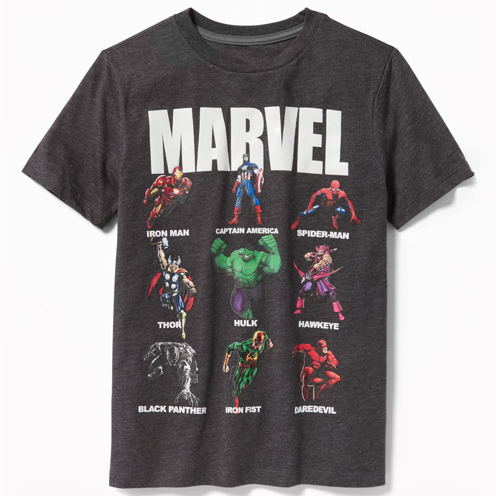 Boy's Marvel™ Avengers Glow-in-the-Dark Graphic Tee T-Shirt