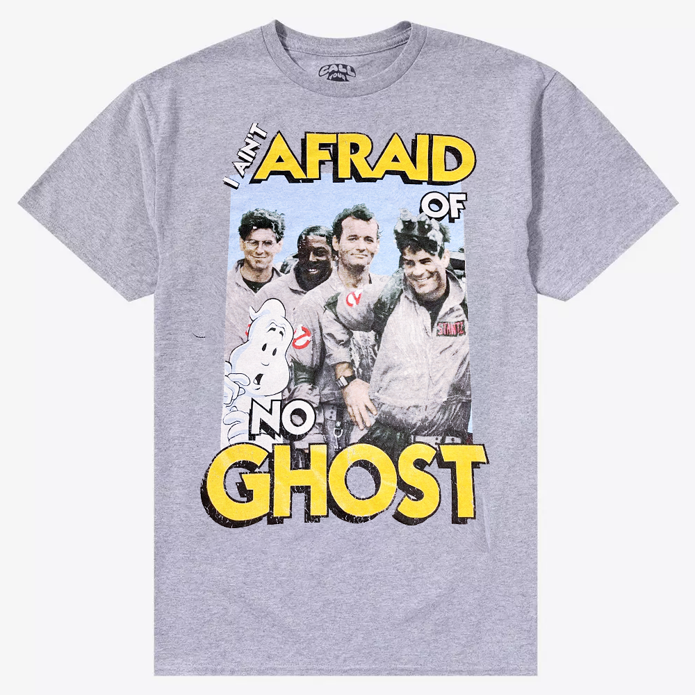 Men's Ghostbusters I Ain't Afraid Of No Ghost T-Shirt Tee