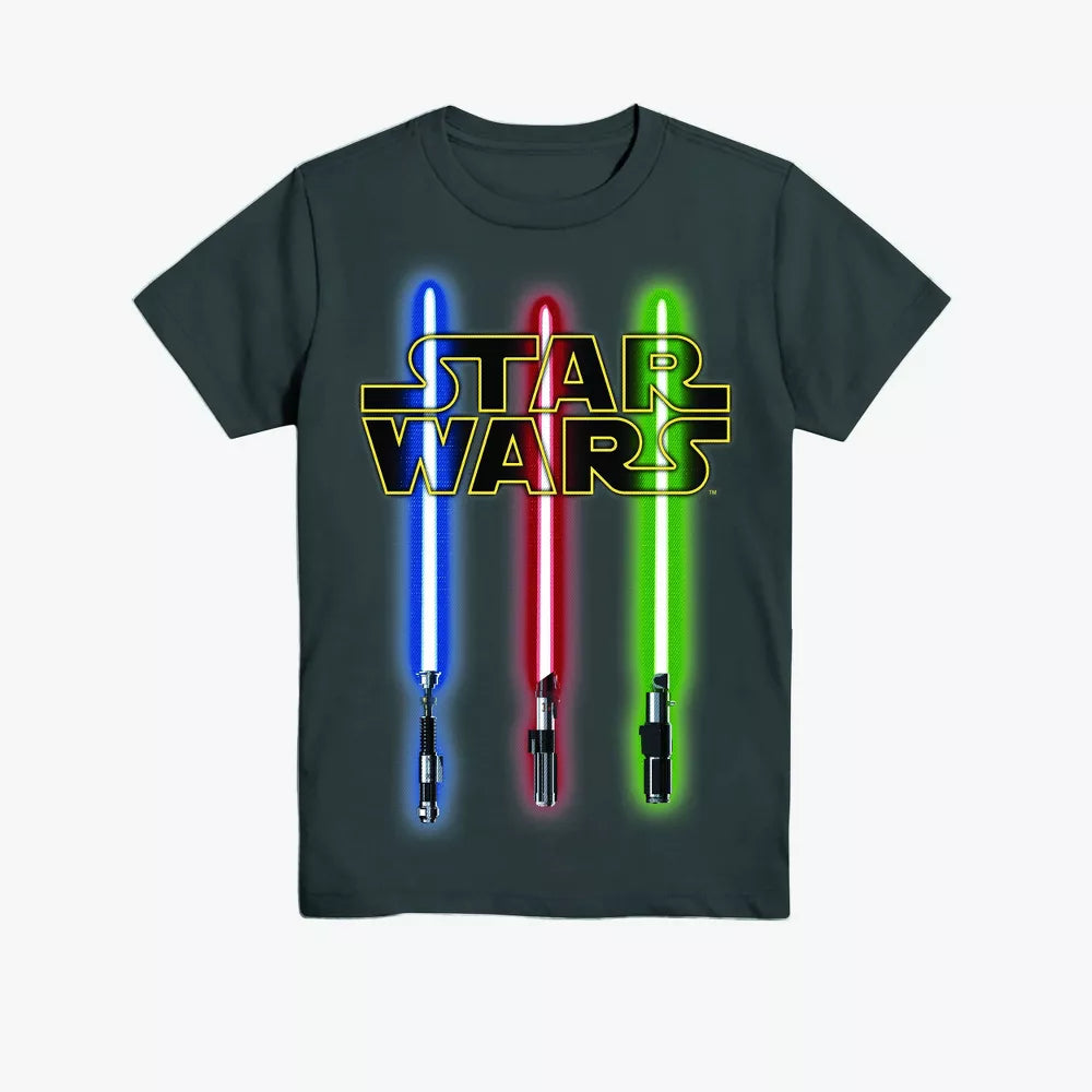 Boy's Star Wars Lightsabers Graphic Tee T-Shirt