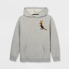 Boys' Jean-Michel Basquiat Dino Graphic Sweatshirt Pullover Hoodie