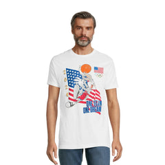 Men's Looney Tunes x Team USA Bugs Bunny Basketball Graphic Tee Shirt