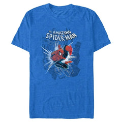Boy's Marvel: Spider-Man Distressed Action Pose Graphic T-Shirt