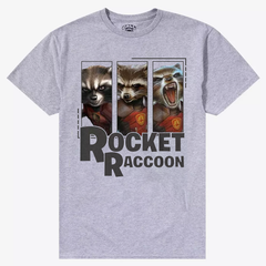 Boy's Marvel Guardians Of The Galaxy Rocket Raccoon Panels Tee T-Shirt