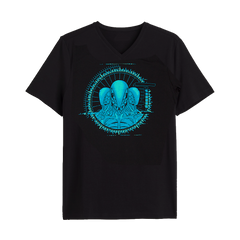 Women's Black Westworld Drone Graphic Loot Crate Exclusive Tee T-Shirt V-Neck