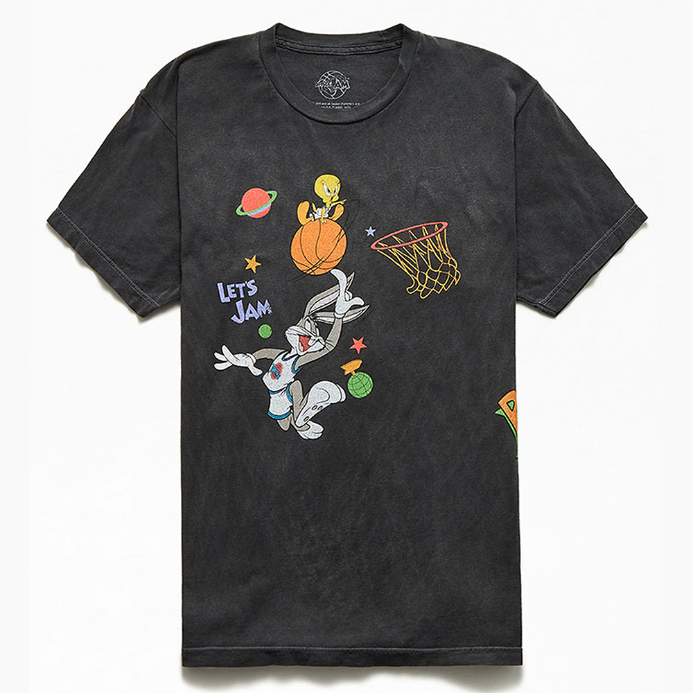 Men's Space Jam Hoops Vintage Dyed T-Shirt Tee - Rex Distributor, Inc. Wholesale Licensed Products and T-shirts, Sporting goods,