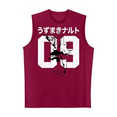 Women Junior's Red Naruto Graphic Tank Top