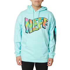 Neff Men's Pullover Tie Dye Graphic Hoodie Sweatshirt