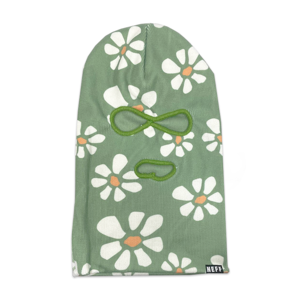 Neff Corner Store Floral Green Ski Mask